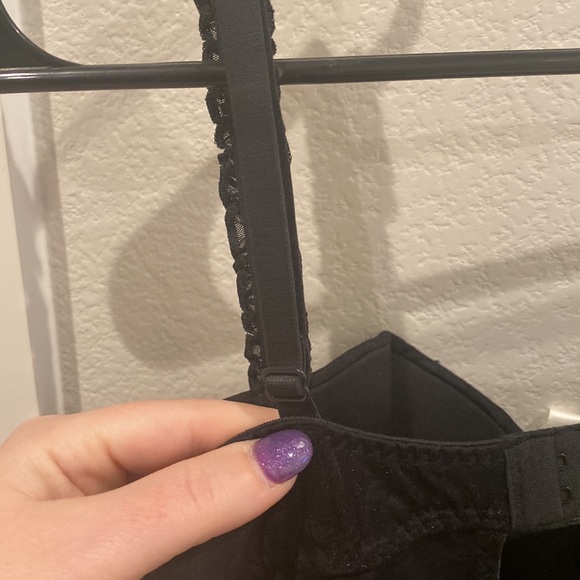 EUC Victoria’s Secret Sexy Little Things Size 34D Ruched Lingerie Garders black - Picture 5 of 12